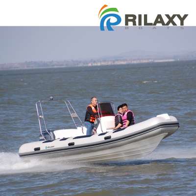 Rilaxy Factory Direct CE Certificated Rigid Inflatable Boat, RIB Inflatable Boat with 5 years' warranty